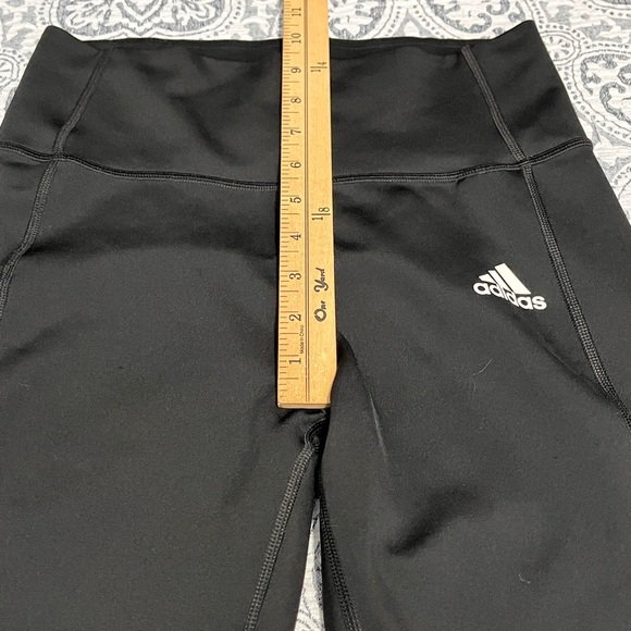 Adidas Aero Ready 7/8 3-Stripe Active Black High Waist Leggings size Small - Picture 9 of 14